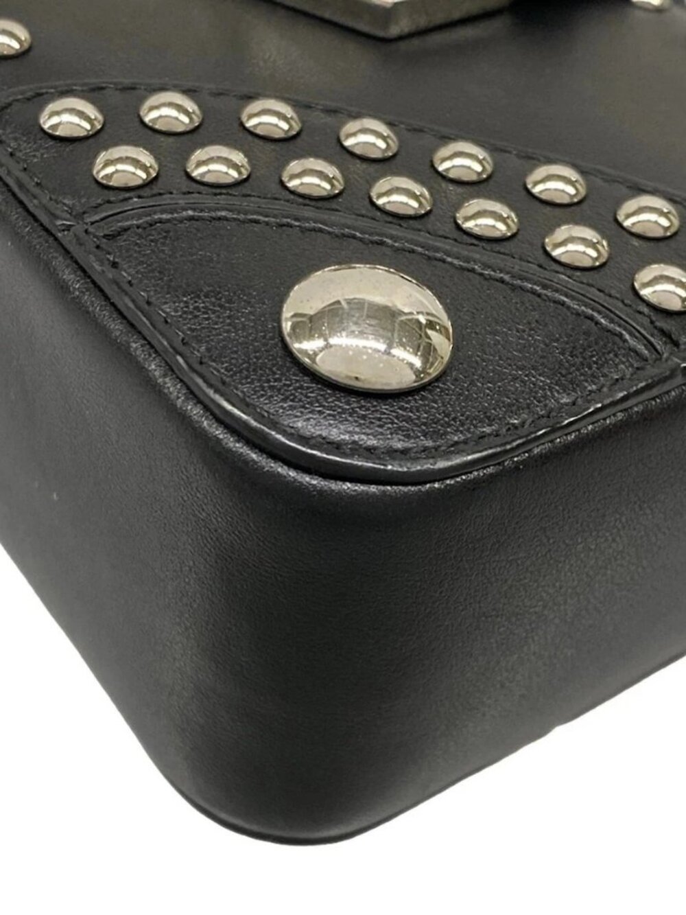 PRADA - Black Leather Accessory Case - Picture 3 of 10